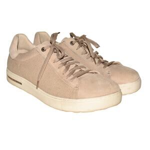 BIRKENSTOCK $140 Bend Low Canvas Suede Sneaker Sandcastle EU 43 / US 10